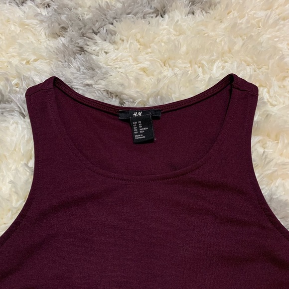 H&M Maroon Skater Dress - Picture 2 of 7